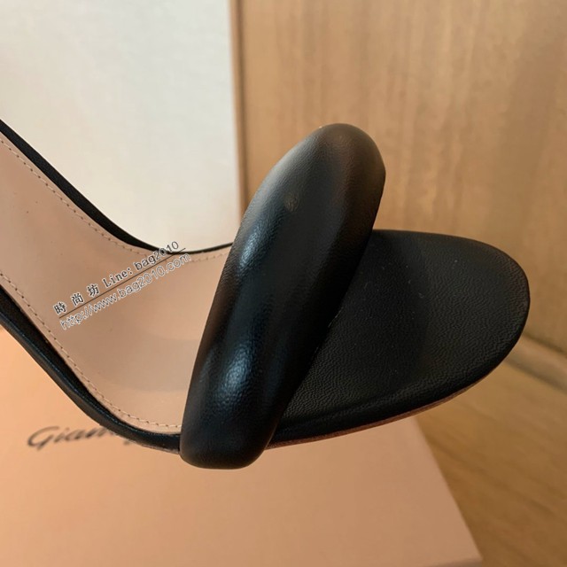 Gianvito Rossi專櫃款一字帶涼鞋 定制羊皮女士拖鞋 dx3597